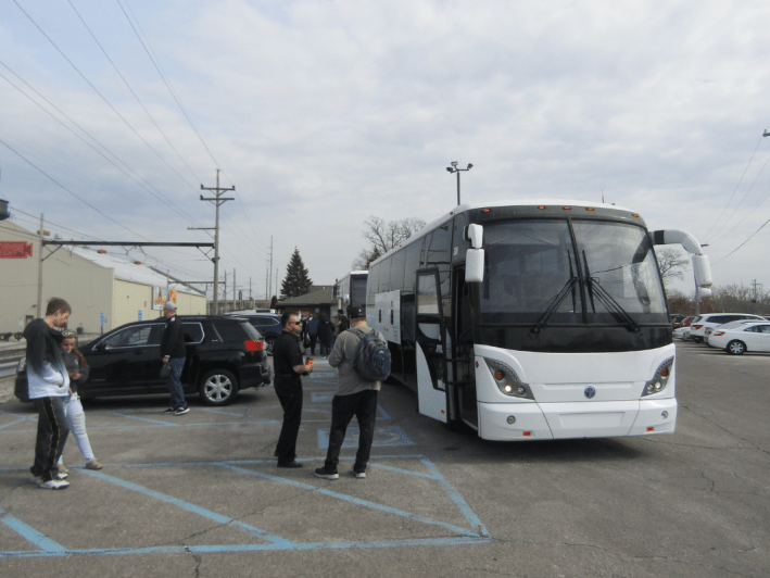 Express shuttle at Carroll Avenue station on March 3. Photo: Igor Studenkov