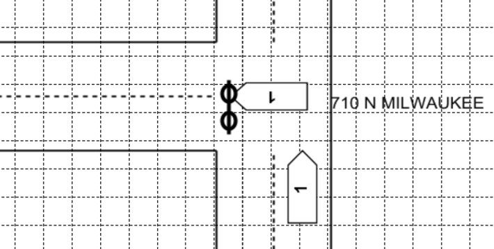 Diagram of the crash from the police report.