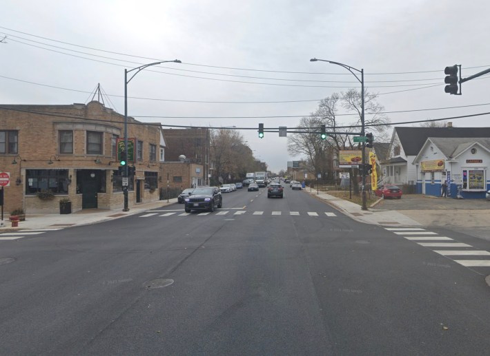 The 4200 block of North Pulaski Road. Image: Google Maps