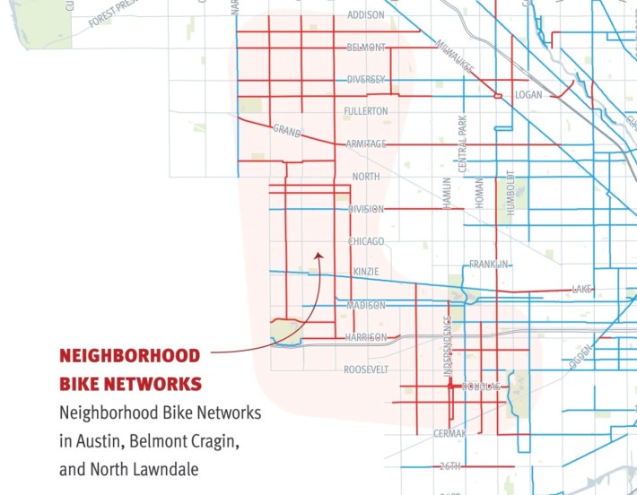 CDOT's plan for neighborhood bike networks in West Side communities.