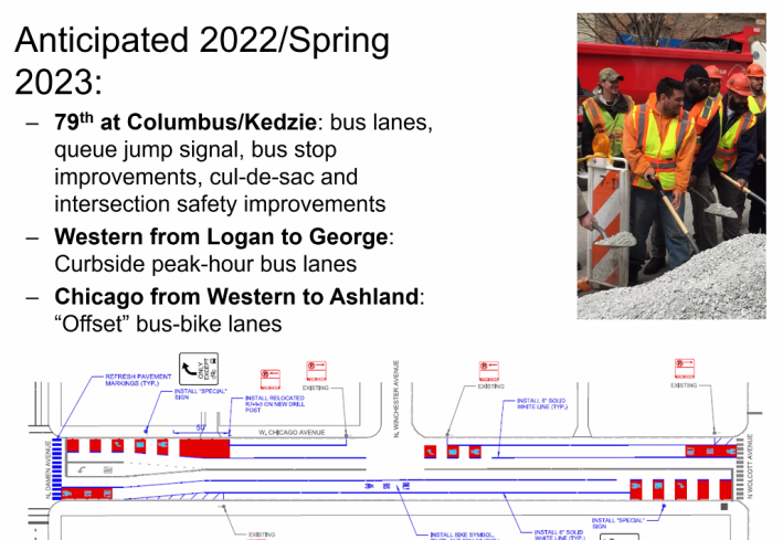 Plans for Bus Priority Zones in the near future. Image: CDOT
