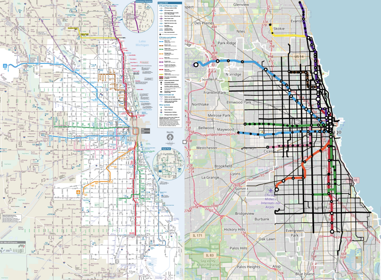 map of the chicago transit authority        <h3 class=