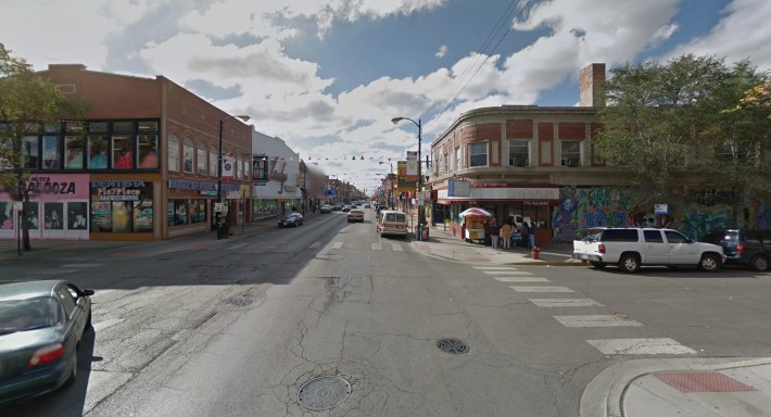 The 26th/Drake intersection, looking west. Image: Google Maps