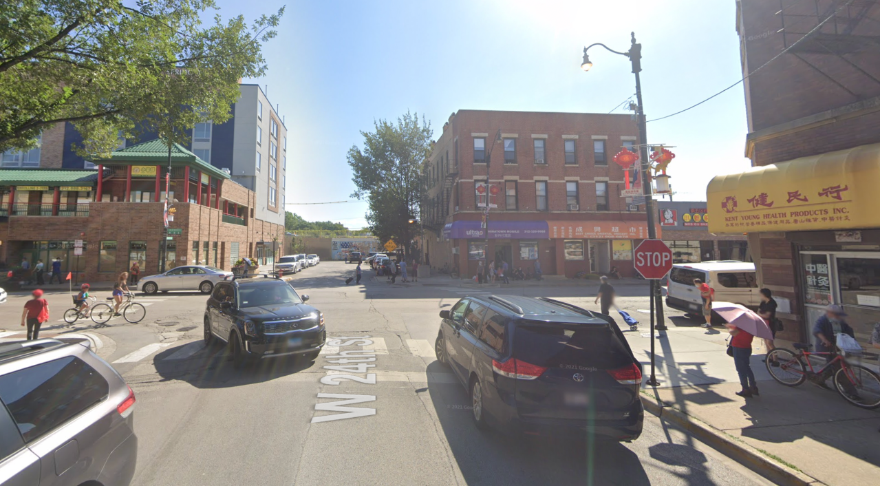 24th and Wentworth, looking east. Image: Google Maps