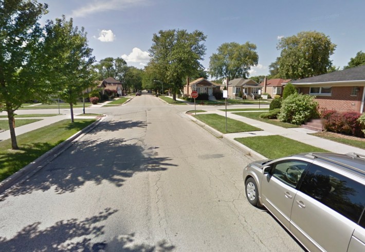 57th/Natchez, looking west. Image: Google Maps