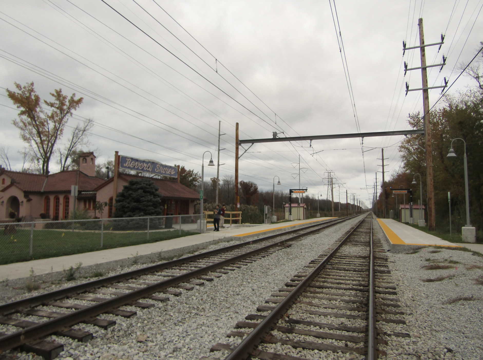 South Shore Line reopens Michigan City, Beverly Shores stations with