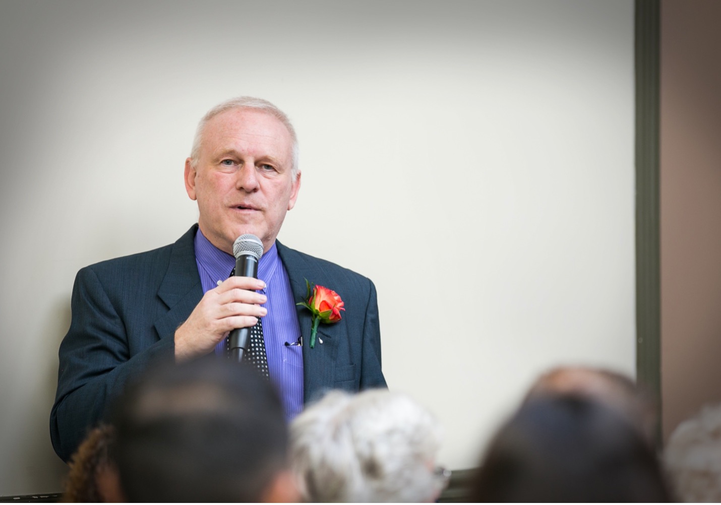 Photo of Dennis McClendon speaking at an event