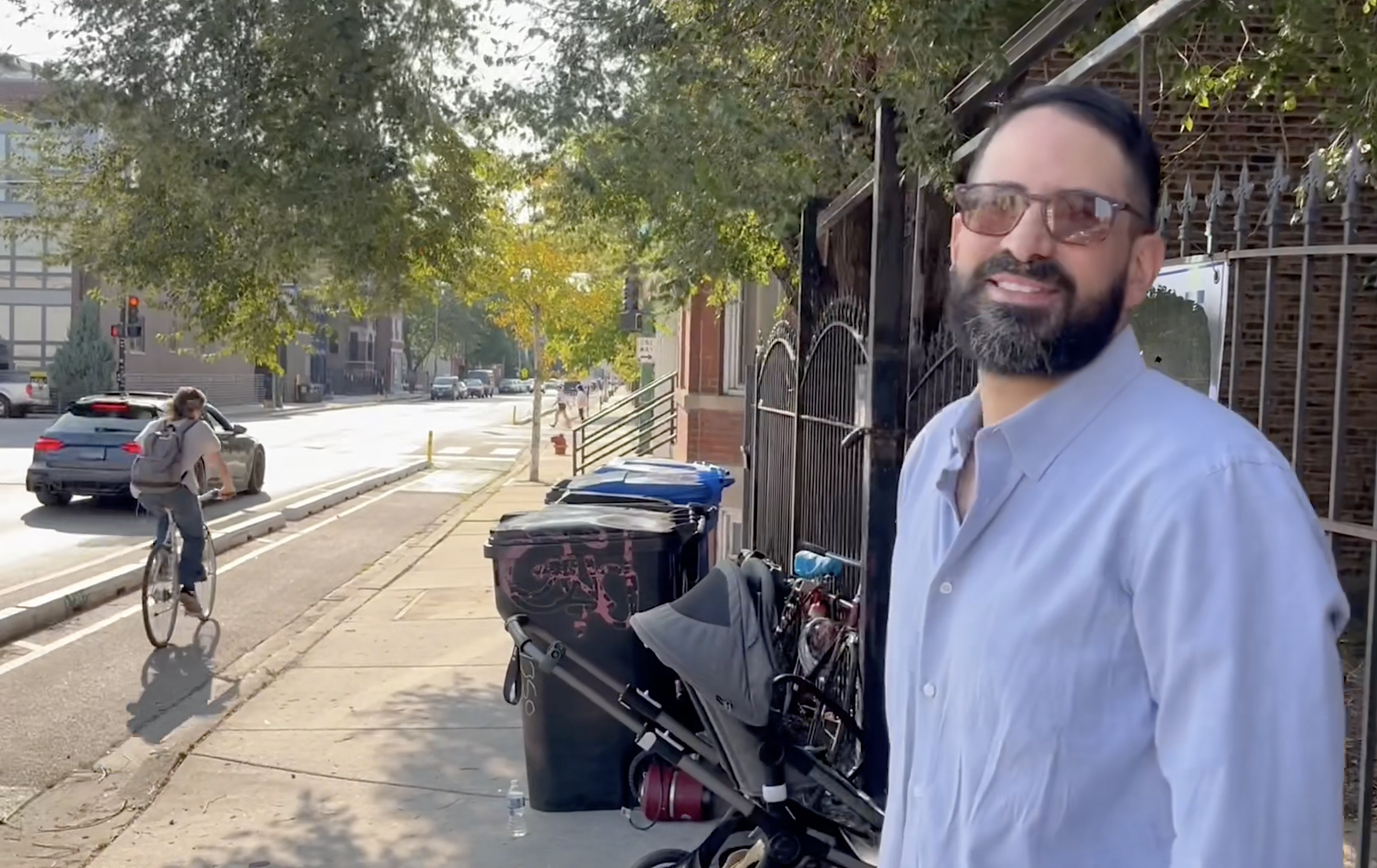 photo of What Happened When Streetsblog Chicago Accepted a Skeptic’s Challenge to Count Vehicles on a Protected Bike Lane image